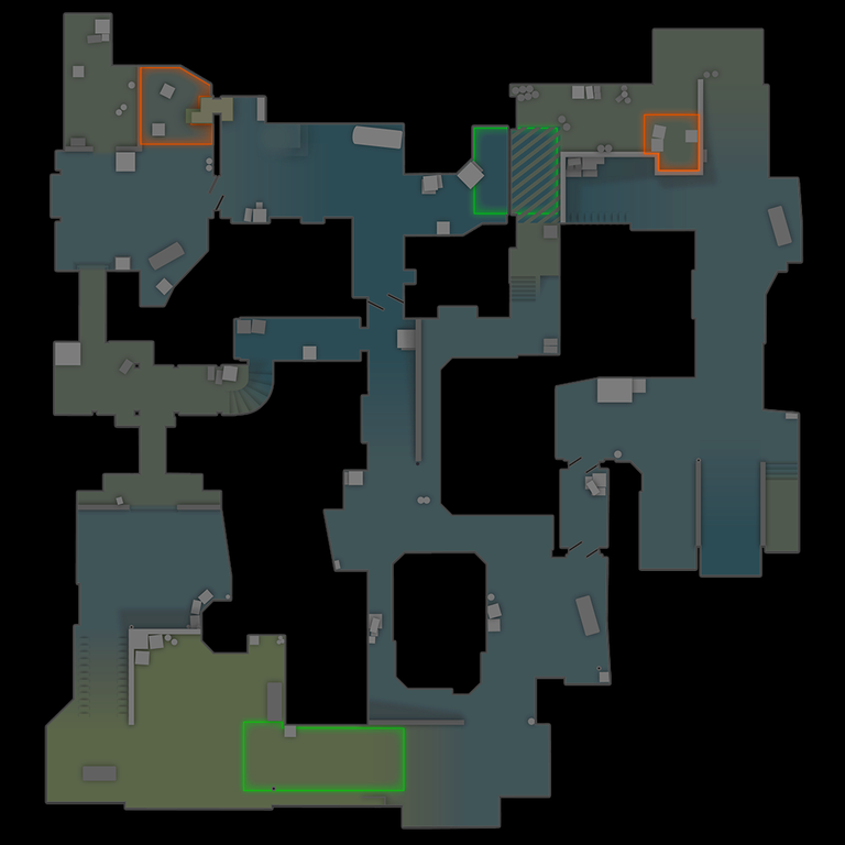 Dust II CS2 radar